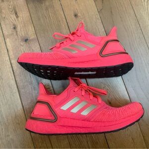 Adidas Ultraboost 20 Prime Knit Signal Pink Sneakers